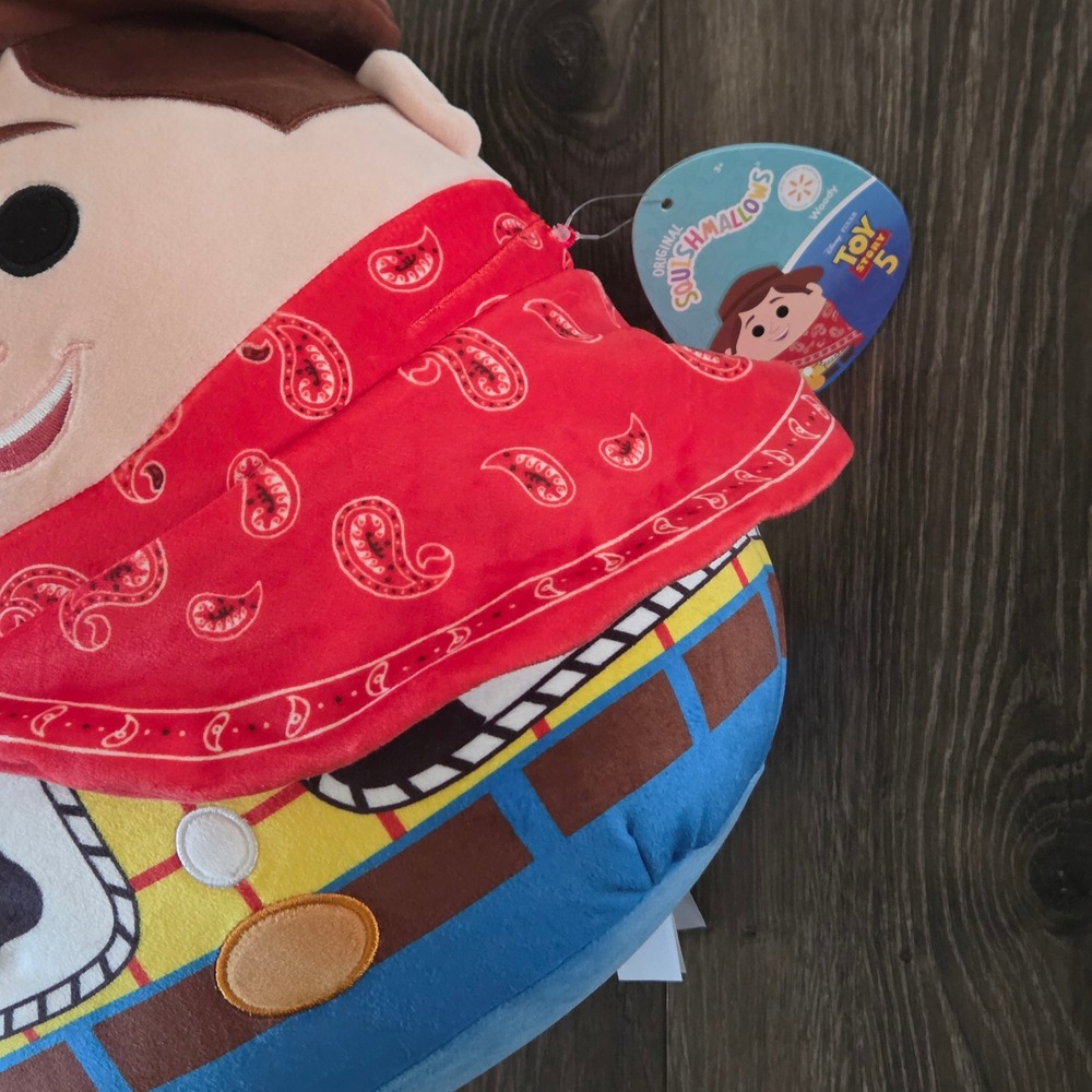 Squishmallows Disney Pixar Woody Toy Story 5 Plush Kids 10 Inch Exclusive NEW - Picture 3 of 6